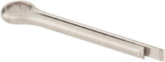 Made in USA - 1/16" Diam x 1/2" Long Extended Prong Cotter Pin - Grade 18-8, Uncoated, Stainless Steel - Best Tool & Supply