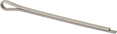 Made in USA - 1/16" Diam x 1-1/4" Long Extended Prong Cotter Pin - Grade 18-8, Uncoated, Stainless Steel - Best Tool & Supply