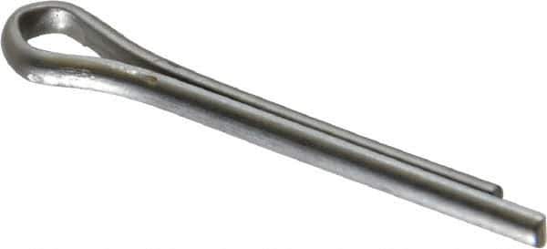 Made in USA - 3/32" Diam x 3/4" Long Extended Prong Cotter Pin - Grade 18-8, Uncoated, Stainless Steel - Best Tool & Supply