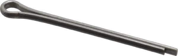 Made in USA - 3/32" Diam x 1-1/4" Long Extended Prong Cotter Pin - Grade 18-8, Uncoated, Stainless Steel - Best Tool & Supply