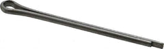 Made in USA - 3/32" Diam x 1-1/2" Long Extended Prong Cotter Pin - Grade 18-8, Uncoated, Stainless Steel - Best Tool & Supply