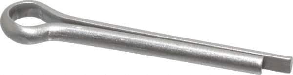 Made in USA - 1/8" Diam x 1" Long Extended Prong Cotter Pin - Grade 18-8, Uncoated, Stainless Steel - Best Tool & Supply