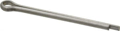 Made in USA - 1/8" Diam x 1-3/4" Long Extended Prong Cotter Pin - Grade 18-8, Uncoated, Stainless Steel - Best Tool & Supply