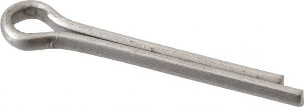 Made in USA - 5/32" Diam x 1-1/4" Long Extended Prong Cotter Pin - Grade 18-8, Uncoated, Stainless Steel - Best Tool & Supply