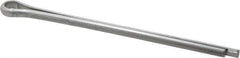 Made in USA - 3/16" Diam x 3" Long Extended Prong Cotter Pin - Grade 18-8, Uncoated, Stainless Steel - Best Tool & Supply