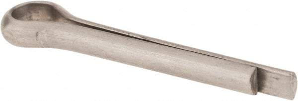 Made in USA - 1/4" Diam x 1-1/2" Long Extended Prong Cotter Pin - Grade 18-8, Uncoated, Stainless Steel - Best Tool & Supply