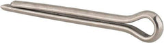 Made in USA - 5/16" Diam x 3" Long Extended Prong Cotter Pin - Grade 18-8, Uncoated, Stainless Steel - Best Tool & Supply