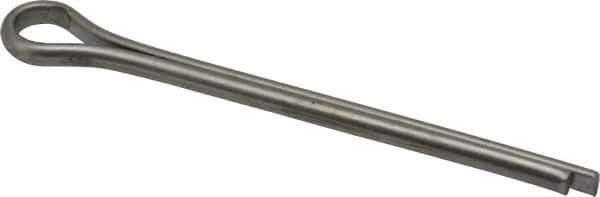 Made in USA - 5/16" Diam x 4" Long Extended Prong Cotter Pin - Grade 18-8, Uncoated, Stainless Steel - Best Tool & Supply