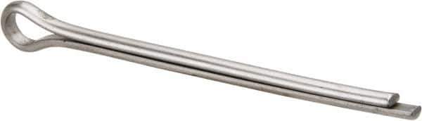 Made in USA - 5/16" Diam x 5" Long Extended Prong Cotter Pin - Grade 18-8, Uncoated, Stainless Steel - Best Tool & Supply