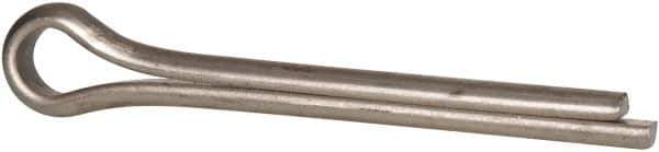 Made in USA - 3/8" Diam x 3" Long Extended Prong Cotter Pin - Grade 18-8, Uncoated, Stainless Steel - Best Tool & Supply