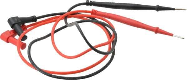 Ideal - Black/Red Electrical Test Equipment Leads - Use with Vol-Con Elite Voltage & Continuity Testers - Best Tool & Supply