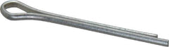 Made in USA - 1/16" Diam x 3/4" Long Extended Prong Cotter Pin - Grade 2, Zinc-Plated, Steel - Best Tool & Supply