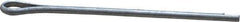 Made in USA - 1/16" Diam x 1-1/4" Long Extended Prong Cotter Pin - Grade 2, Zinc-Plated, Steel - Best Tool & Supply