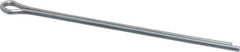 Made in USA - 3/32" Diam x 2-1/2" Long Extended Prong Cotter Pin - Grade 2, Zinc-Plated, Steel - Best Tool & Supply