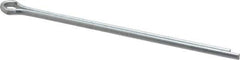 Made in USA - 1/8" Diam x 3" Long Extended Prong Cotter Pin - Grade 2, Zinc-Plated, Steel - Best Tool & Supply