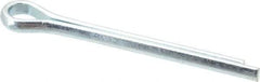 Made in USA - 5/16" Diam x 3" Long Extended Prong Cotter Pin - Grade 2, Zinc-Plated, Steel - Best Tool & Supply