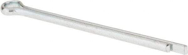 Made in USA - 5/16" Diam x 5" Long Extended Prong Cotter Pin - Grade 2, Zinc-Plated, Steel - Best Tool & Supply