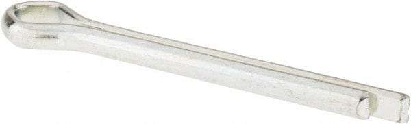 Made in USA - 3/8" Diam x 3" Long Extended Prong Cotter Pin - Grade 2, Zinc-Plated, Steel - Best Tool & Supply