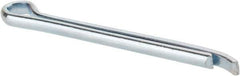 Made in USA - 5/32" Diam x 2" Long Hammerlock Cotter Pin - Grade 2, Zinc-Plated, Steel - Best Tool & Supply