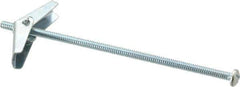 Powers Fasteners - 3/16" Screw, 3/16" Diam, 5" Long, Toggle Bolt Drywall & Hollow Wall Anchor - 1/2" Drill, Zinc Plated, Steel, Grade Zamac 7, Use in Drywall & Wallboard - Best Tool & Supply