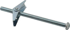 Powers Fasteners - 3/8" Screw, 3/8" Diam, 6" Long, Toggle Bolt Drywall & Hollow Wall Anchor - 7/8" Drill, Zinc Plated, Steel, Grade Zamac 7, Use in Drywall & Wallboard - Best Tool & Supply