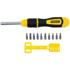 STANLEY® 11 Piece Multi-Bit Ratcheting Screwdriver Set - Best Tool & Supply