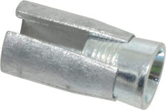 Powers Fasteners - 1/4" Diam, 3/8" Drill, 7/8" OAL, 2-1/2" Min Embedment Drop-In Concrete Anchor - Steel (Cone)/Zamac Alloy (Body), Zinc-Plated Finish - Best Tool & Supply