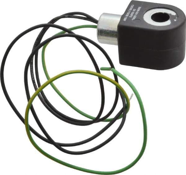 Parker - 120 Volt, 18 Coil Lead Length, Class F, Solenoid Coil - 16.0 Watt, NEMA 4X Enclosure, Use with Parker Skinner Gold Ring Series Valves - Best Tool & Supply