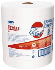 WypAll - X80 Dry Shop Towel/Industrial Wipes - Jumbo Roll, 13-3/8" x 12-1/2" Sheet Size, White - Best Tool & Supply