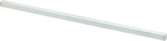 Made in USA - 12" Long x 3/8" High x 3/8" Wide, Zinc-Plated Undersized Key Stock - C1018 Steel - Best Tool & Supply