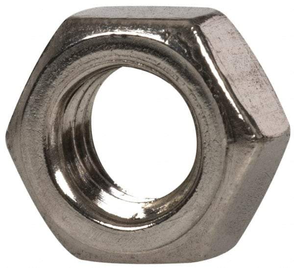 Value Collection - M5x0.80 Stainless Steel Right Hand Hex Nut - 8mm Across Flats, 4mm High, Uncoated - Best Tool & Supply