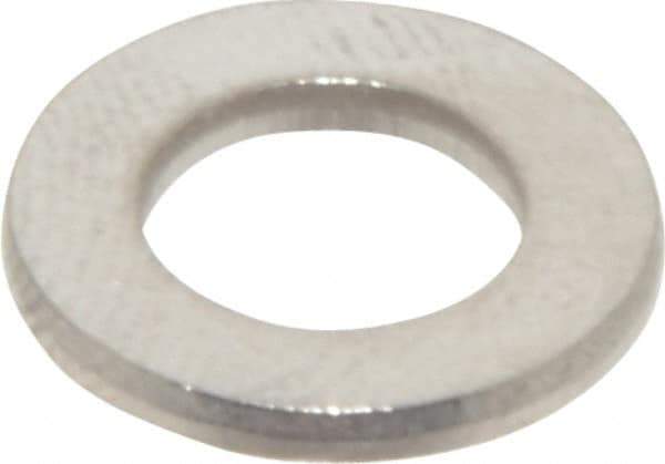 Value Collection - M6 Screw, Grade 18-8 Stainless Steel Standard Flat Washer - 6.4mm ID x 12mm OD, 1.6mm Thick - Best Tool & Supply