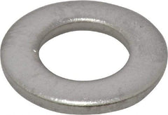 Value Collection - M10 Screw, Grade 18-8 Stainless Steel Standard Flat Washer - 10.5mm ID x 20mm OD, 2mm Thick - Best Tool & Supply