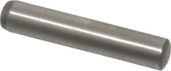 Value Collection - 3mm Diam x 16mm Pin Length Grade 8 Alloy Steel Precision Dowel Pin - Bright Finish, 1 Rounded End - Best Tool & Supply