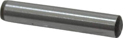 Value Collection - 4mm Diam x 22mm Pin Length Grade 8 Alloy Steel Precision Dowel Pin - Bright Finish, 1 Rounded End - Best Tool & Supply