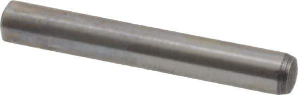 Value Collection - 4mm Diam x 28mm Pin Length Grade 8 Alloy Steel Precision Dowel Pin - Bright Finish, 1 Rounded End - Best Tool & Supply