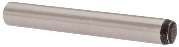 Value Collection - 4mm Diam x 30mm Pin Length Grade 8 Alloy Steel Precision Dowel Pin - Bright Finish, 1 Rounded End - Best Tool & Supply