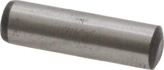 Value Collection - 6mm Diam x 22mm Pin Length Grade 8 Alloy Steel Precision Dowel Pin - Bright Finish, 1 Rounded End - Best Tool & Supply