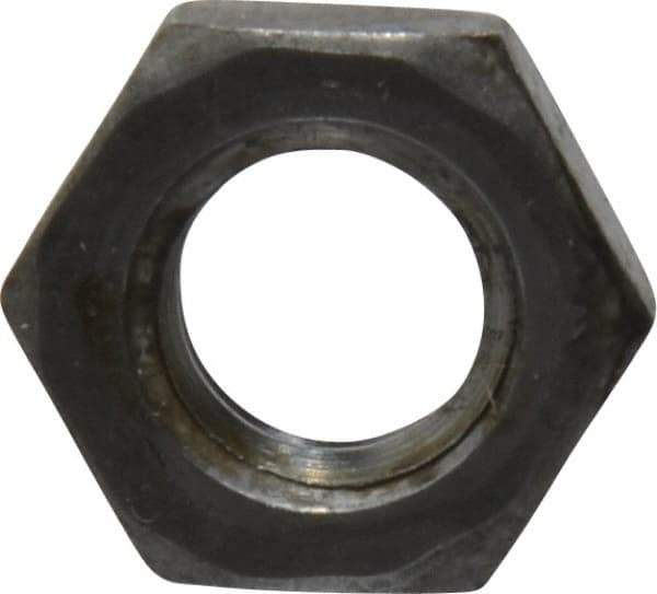 Value Collection - M8x1.25 Steel Right Hand Hex Jam Nut - 13mm Across Flats, 4mm High, Uncoated - Best Tool & Supply