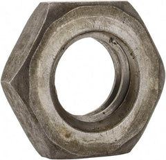 Value Collection - M10x1.50 Steel Right Hand Hex Jam Nut - 17mm Across Flats, 5mm High, Uncoated - Best Tool & Supply