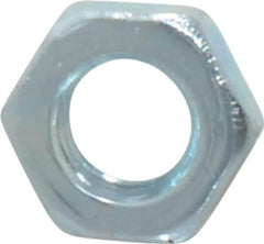 Value Collection - M6x1.00 Steel Right Hand Hex Jam Nut - 10mm Across Flats, 3.2mm High, Zinc-Plated Finish - Best Tool & Supply