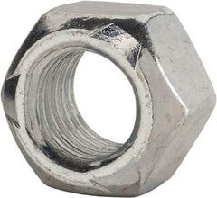 Value Collection - M16x2.00 Metric Coarse Grade 8 Hex Lock Nut with Distorted Thread - 14mm High, Zinc-Plated Finish - Best Tool & Supply