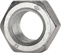 Value Collection - M20x2.50 Metric Coarse Grade 8 Hex Lock Nut with Distorted Thread - 20mm High, Zinc-Plated Finish - Best Tool & Supply