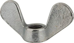 Value Collection - M12x1.75, Zinc Plated, Iron Standard Wing Nut - 5.6mm Wing Span, 31mm Wing Span - Best Tool & Supply