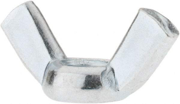 Value Collection - M10x1.50, Zinc Plated, Iron Standard Wing Nut - 4.6mm Wing Span, 23mm Wing Span - Best Tool & Supply