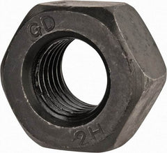 Value Collection - M20x2.50 Steel Right Hand Heavy Hex Nut - 37.29mm Across Flats, 20mm High, Uncoated - Best Tool & Supply