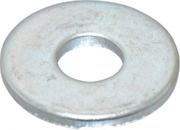 Value Collection - M8 Screw, Steel Fender Flat Washer - 8.4mm ID x 24mm OD, 2mm Thick, Zinc-Plated Finish - Best Tool & Supply