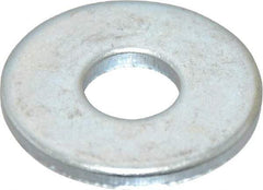 Value Collection - M8 Screw, Steel Fender Flat Washer - 8.4mm ID x 24mm OD, 2mm Thick, Zinc-Plated Finish - Best Tool & Supply