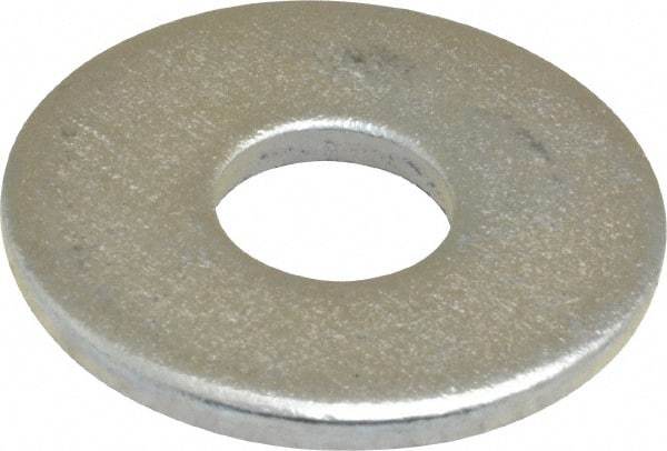 Value Collection - M10 Screw, Steel Fender Flat Washer - 10.5mm ID x 30mm OD, 2.5mm Thick, Zinc-Plated Finish - Best Tool & Supply