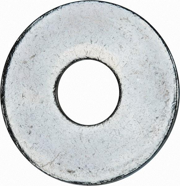 Value Collection - M16 Screw, Steel Fender Flat Washer - 17mm ID x 50mm OD, 3mm Thick, Zinc-Plated Finish - Best Tool & Supply